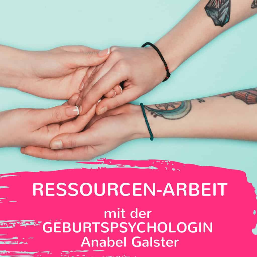 Hände halten sich bei der Geburtshelden App, symbolisiert Unterstützung und Verbindung während der G.
