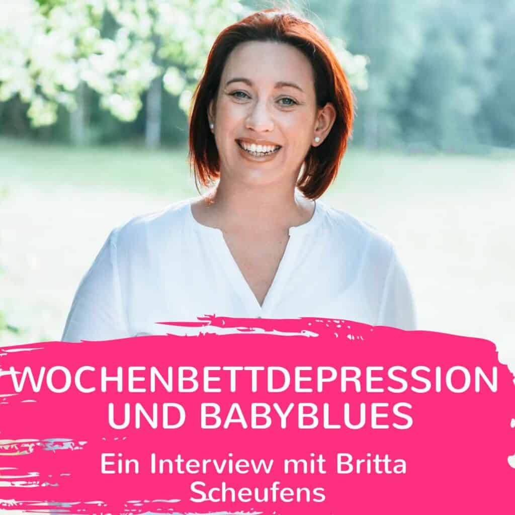 Geburtshelferin, die über Wochenbettdepressionen spricht, im Interview mit Britta Scheufens.