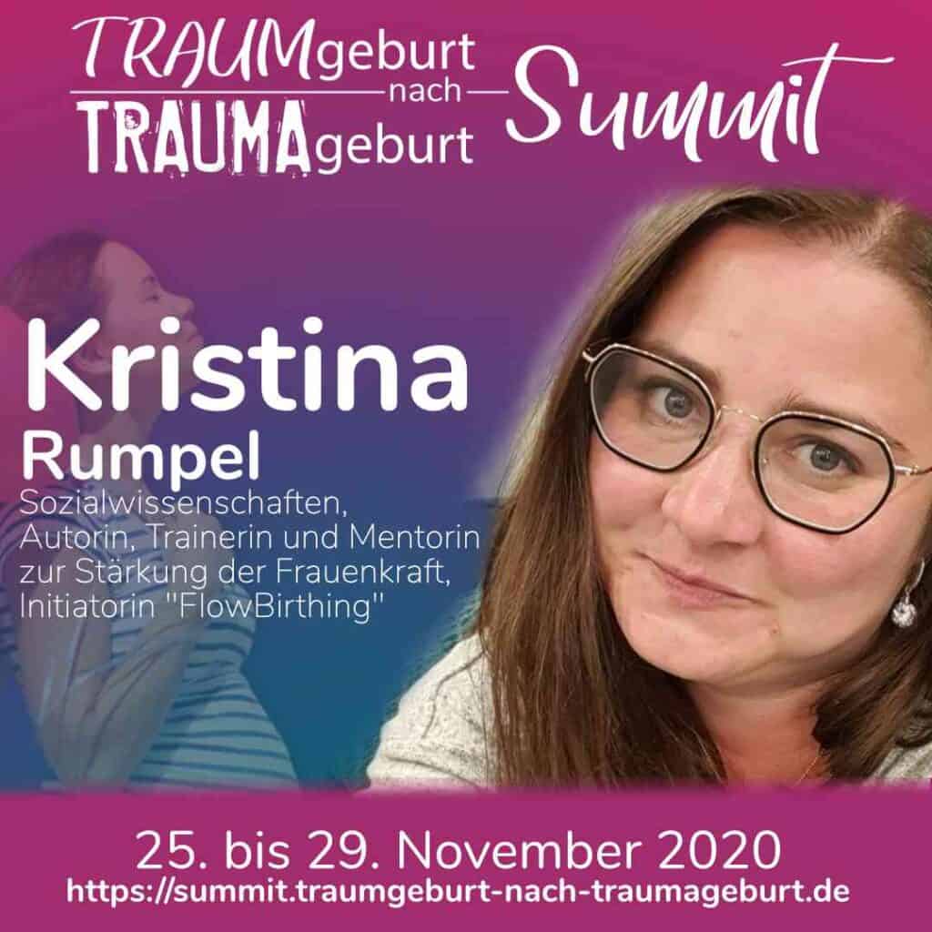 Kristina Rumpel, Expertin für Geburtsbegleitung und Mentorin bei Trauma Summit.