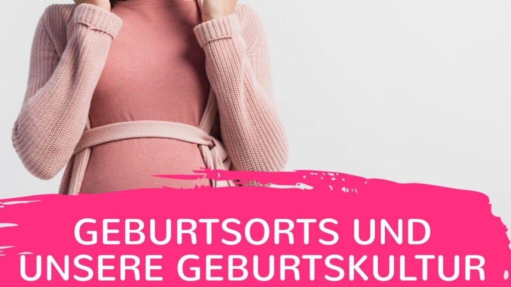 Frau mit Babybauch, die die App Geburtshelden nutzt, um Geburtsort und Kultur zu erkunden.