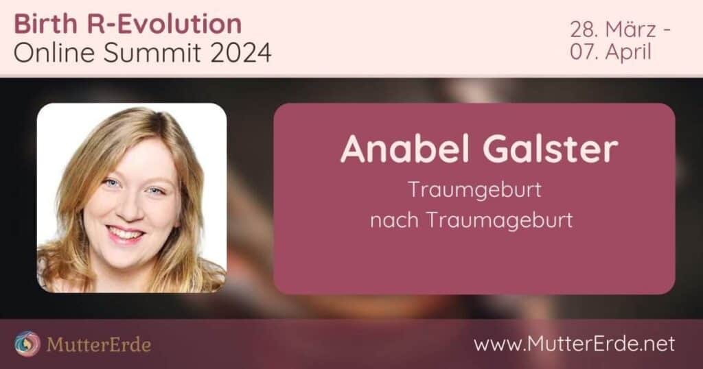 Bild von Anabel Galster, Geburtshelferin, bei Birth R-Evolution Summit 2024, Fokus auf Geburtshilfe.